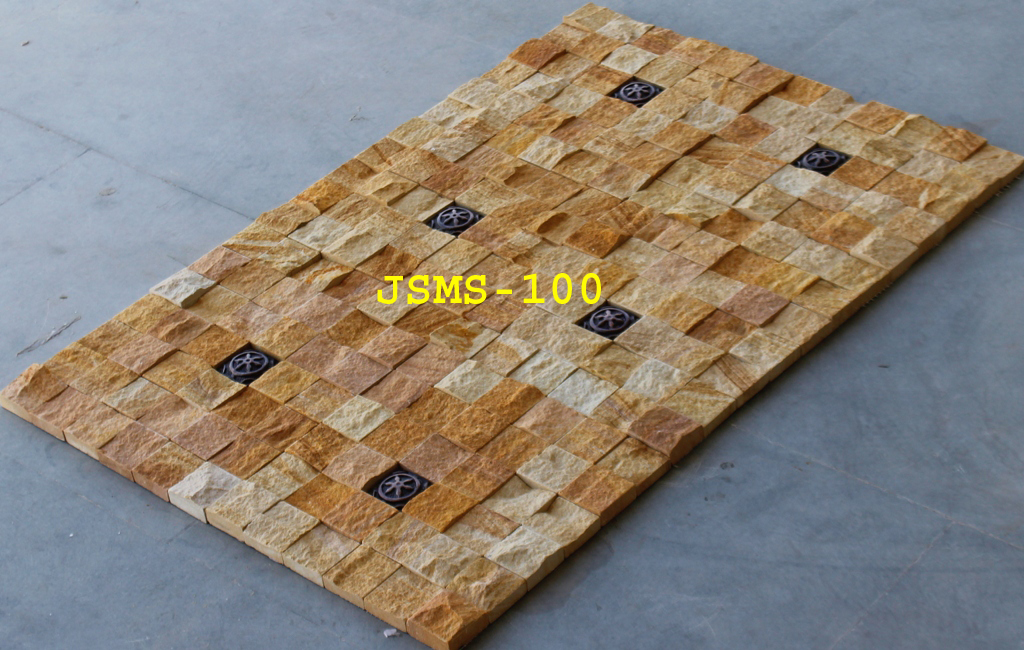 Stone Mosaic Tile For TV Unit and Bedroom Wall